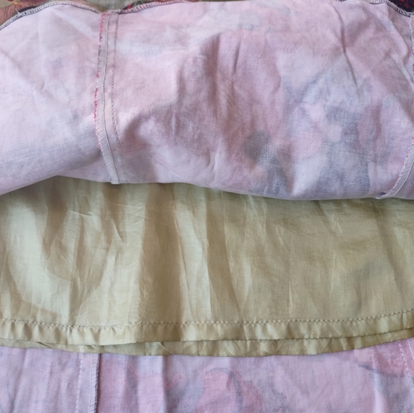 Monsoon High Low Skirt in Red and Green Floral - Picture 7 of 10